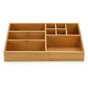 Wooden Charging <b>Stand</b> Multi Device Holder <b>For</b> Phone <b>Tablet</b> Desk Organizer Storage Box With Cable Management - Product Image 5