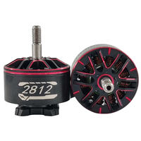 Moteur sans balais DC à aimant permanent haute vitesse 2812 900KV/1150KV, étanche IP54, 12N14P, efficacité IE2, en alliage de titane pour drone