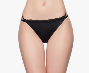 Ranbao <span class=keywords><strong>กา</strong></span>งเกงในสตรีเอวต่ำสีพื้นบิกินี่กางเกงในลูกไม้ - Product Image 1