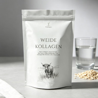 Sachet refermable en papier kraft biodégradable pour la conservation des aliments et des protéines en poudre