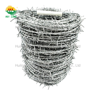 Directo de fábrica 20kg HDG 500m cinta de alambre de púas rollo de <span class=keywords><strong>malla</strong></span> #16 línea de bobina de red de <span class=keywords><strong>poste</strong></span> Alambre de hierro de alta calidad alambre de púas - Product Image 1