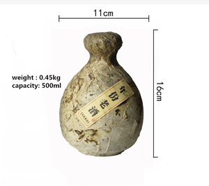 Bouteille de <span class=keywords><strong>vin</strong></span> en céramique fait à la main, flacon de liqueur, bouteille vide, argenterie, trou de bouteille cache le sol, pot de <span class=keywords><strong>vin</strong></span> 1 pièce - Product Image 6