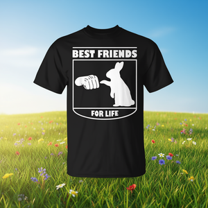 T-shirt Lapin Mignon « Amis à vie » pour Articles Promotionnels - Product Image 3