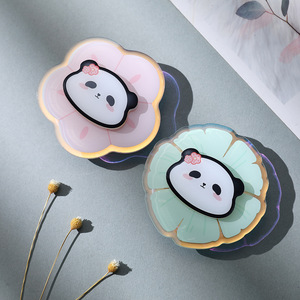 Panda Flower Design Acrylic <b>Phone</b> <b>Holder</b> Desk Stand PP Material Cute Animal Pattern Decorative Mobile Support - Product Image 2