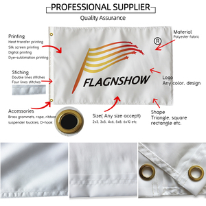 Flagnshow biểu ngữ quảng cáo quảng cáo hai mặt 3x5 ft tùy chỉnh cờ với logo tùy chỉnh in - Product Image 2
