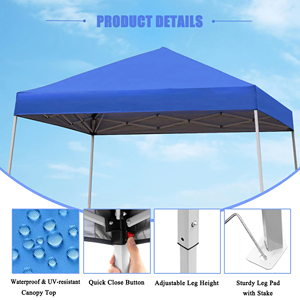 Carpa Impermeable para Publicidad Exterior con Impresión, Toldo Plegable Telescópico de Cuatro Patas, Carpa 3x3 - Product Image 5
