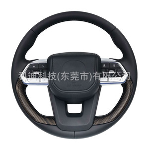 Car Steering <b>Wheel</b> For Toyota Land Cruiser LC300 2021 Leather 3 <b>Spokes</b> Luxury Style - Product Image 5