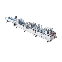 ZH-600G Gluer de dossier inférieur de serrure automatique d'accident de 700G 800G pour de petites boîtes