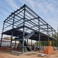 Bâtiment modulaire préfabriqué en acier léger de haute qualité, modèle 3D, atelier industriel, supermarché, appartement