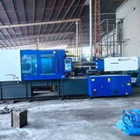 Gebrauchte Haitian MA3200II Horizontale Hydraulische Kunststoff-Spritzgießmaschine mit 320 Tonnen Kapazität, 20,85kW Motor und 50.000 Betriebsstunden