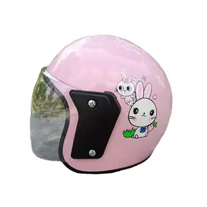 Helm Sepeda Motor Listrik Pria Wanita, Pelindung Kepala Lensa Tunggal Muka Penuh Helm Sepeda Motor Skuter Moto Casco