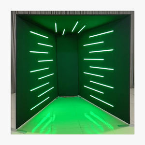 OEM 맞춤형 간편 설치 LED 알루미늄 보그 360 포토 부스 CMYK 열전사 인쇄 7.5피트 큐브 사이즈 (쇼/파티용) - Product Image 5