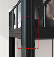 Lit simple en métal portable et durable - Noir - Conception détachable - Design moderne - Pour les dortoirs scolaires, les appartements, les chantiers de construction