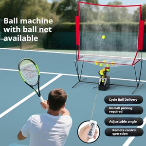 Machine à lancer de balles en métal portable professionnelle et durable, télécommande, équipement d'entraînement au tennis en libre-service, intérieur/extérieur - Product Image 5