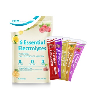 Suplementos Nutricionales de Marca Privada OEM, Bebida en Polvo de Electrolitos para Hidratación, Sobres de Polvo de Electrolitos Keto con Sabor a Frutas - Product Image 1