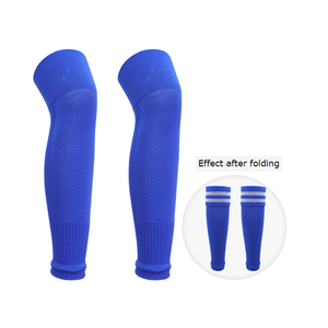 Pieghevoli per giovani adulti scaldini da uomo sopra le <span class=keywords><strong>calze</strong></span> sportive al ginocchio elastici per calzoni da calcio copri polpaccio per le gambe <span class=keywords><strong>calze</strong></span> da calcio - Product Image 4