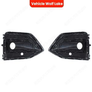 Encadrements de phares antibrouillard Audi Q5 2021-2024 Noir mat ABS Garniture de pare-chocs avant - Product Image 5