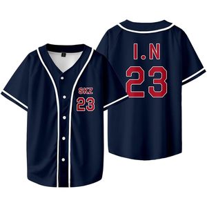เสื้อเบสบอลเฟลิกซ์ SKZ 23 I.N เสื้อทีมพิมพ์ลายผ้าฝ้าย - Product Image 1