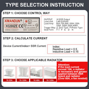 TSMCチップソリッドステートリレーDA/DD/AA単相/三相SSR 8A 10A 25A 40A 50A 60A 80A 90A 100A 120A 150A 200A - Product Image 5