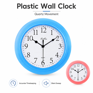 Orologio <span class=keywords><strong>da</strong></span> <span class=keywords><strong>Parete</strong></span> al Quarzo Classico in Plastica <span class=keywords><strong>da</strong></span> 12 Pollici, Silenzioso, Senza Ticchettio, con Numeri <span class=keywords><strong>Grandi</strong></span>, Analogico, <span class=keywords><strong>per</strong></span> Casa, <span class=keywords><strong>Cucina</strong></span>, Ufficio, Soggiorno - Product Image 1