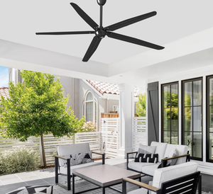 HVLS-7FT lớn Trần dày Blade <span class=keywords><strong>Fan</strong></span> DC trục Trần Quạt Công Nghiệp Sliver Đen - Product Image 3