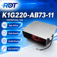 Ventilador Centrífugo EC de Alta Eficiencia con Motor de Rotor Externo, Ahorro de Energía, Ventilación K1G200-AB73-10-11, Aplicación de Ventilador de Refrigeración HVAC