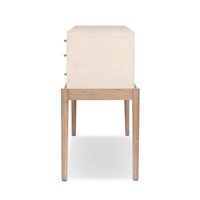 Console d'entrée moderne de luxe en bois massif, fabriquée à la main, durable, multi-compartiments, avec rangement fonctionnel pour le salon