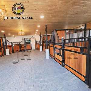 แผงด้านหน้าที่มั่นคงและม้าไม้ไผ่สำหรับม้าม้าม้ายุโรปแผงด้านหน้าที่มั่นคงในร่มกลางแจ้งสำหรับม้า - Product Image 4