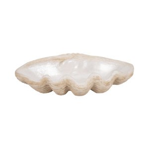 Ciotola Decorativa a Forma di Conchiglia, Centrotavola Ispirato al Mare, Decorazione per la Casa - Product Image 1