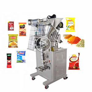 เครื่องบรรจุภัณฑ์แบบอัตโนมัติ HXL-F100 ความแม่นยำสูง บรรจุ 5-100 มล. ได้ 50 ซอง/นาที สำหรับบรรจุอาหารแบบซอง ผง  พร้อมปิดผนึกด้วยกาว  บรรจุภัณฑ์ฟิล์มและกระดาษ - Product Image 1