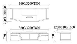 Scrivania da ufficio di lusso Executive e sedia Set moderno tavolo capo personalizzato Manager mobili da ufficio - Product Image 6