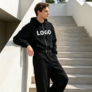 Custom hoodie men's <b>sets</b>,3D Embroidered acid washed Streetwear Hoodie & <b>Sweatpants</b> <b>Sets</b> for Men,100% Cotton Tracksuit men clothe - Product Image 3