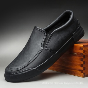 Zapatos Casuales de Cuero para Hombre, Mocasines Transpirables, Zapatillas Deportivas para Hombre 2025, Nuevas Zapatillas Planas de Cuero PU Cómodas para Hombre - Product Image 2