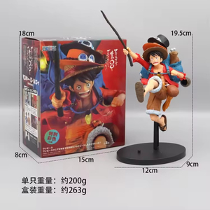 Figura de Acción de Anime de PVC de <span class=keywords><strong>Luffy</strong></span>, <span class=keywords><strong>Ace</strong></span> y <span class=keywords><strong>Sabo</strong></span> en Oferta, Modelo de Juguete Promocional - Product Image 4