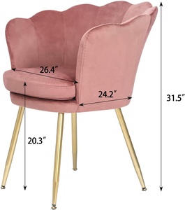 Sedia <span class=keywords><strong>da</strong></span> Soggiorno di Qualità Italiana, Poltroncina Moderna e alla Moda Imbottita in Tessuto Morbido, Sedia <span class=keywords><strong>da</strong></span> Pranzo e <span class=keywords><strong>da</strong></span> Relax - Product Image 6