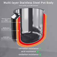 Machine à émulsifier de qualité supérieure LINHONG 300L en acier inoxydable de qualité alimentaire, pour la fabrication de crème et de lotion, avec agitateur et moteur