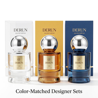 Meilleure Nouvelle Bouteille de Parfum en Verre Vide, Rechargeable, Forme Polygone, 30ml 50ml 100ml, avec Logo Personnalisé et Emballage Boîte