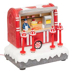 Puesto de dulces musical con movimiento LED/a pilas 15x10 h 14.5cm - Product Image 1