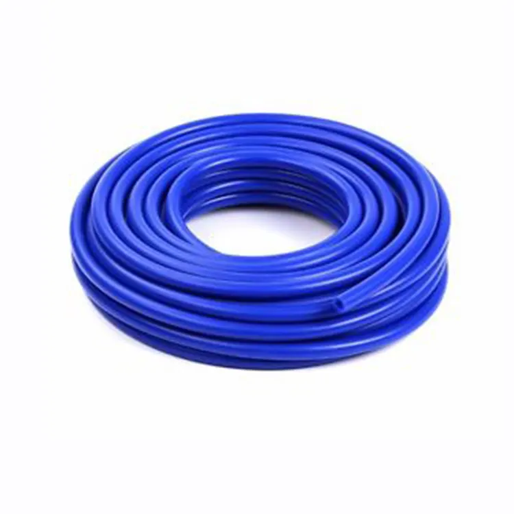 Tubería de agua de aire caliente de doble capa, tubería de agua de silicona flexible azul