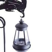Lampes solaires LED étanches IP65 en forme de dragon métallique pour jardin, lanterne suspendue pour allée, pelouse, cour