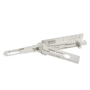 مجموعة أدوات فتح الأقفال الاحترافية LISHI HON66 فضية 2 في 1، أداة فتح أقفال أبواب السيارات، جهاز فك الشفرات وفتح الأقفال، أداة للحدادين - Product Image 5