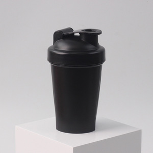 Licuadora de plástico personalizable de 400ml, agitador de proteína en polvo con báscula, taza de agua potable deportiva directa para uso en exteriores - Product Image 6