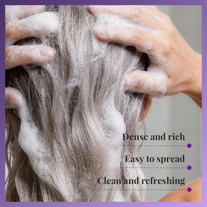 KORMESIC Marque Privée 300ml Shampooing Capillaire Bio Fixateur de Couleur Violet Nourrissant Anti-Frisottis Anti-Pelliculaire Amélioration de la Brillance - Product Image 5