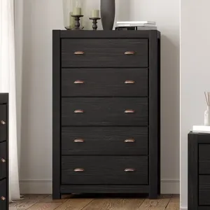 Cabecero de cama con plataforma de tamaño King/Queen clásico europeo sólido personalizado, juego de muebles de dormitorio de <span class=keywords><strong>Hotel</strong></span> con estilo, almacenamiento en el hogar - Product Image 4