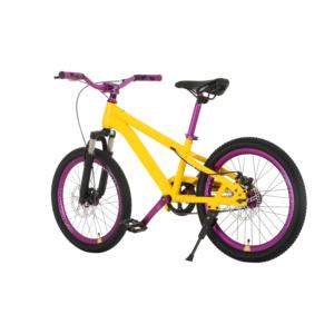 Quqi จักรยานเสือภูเขาโครงเหล็กคาร์บอนขนาด12นิ้วปรับความเร็วได้สำหรับเด็กเด็กผู้ชายเด็กผู้หญิงพร้อมระบบเบรก - Product Image 3