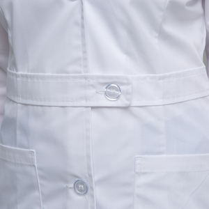 <span class=keywords><strong>Bata</strong></span> de laboratorio blanca más vendida para ropa de trabajo farmacéutica uniforme proveedor de China <span class=keywords><strong>bata</strong></span> de médico longitud ropa de trabajo de alta calidad - Product Image 3
