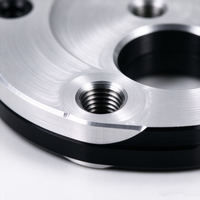Support de fixation semi-circulaire usiné CNC sur mesure en aluminium anodisé noir, pince demi-arc, fixation structurelle OEM