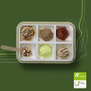 PASQUALINA 6 Scomparti - Contenitore per Gelato Riciclato - Product Image 1