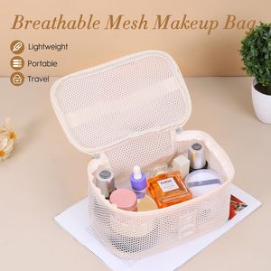 Bolsa de Cosméticos Transparente de Gran Capacidad con Cierre de Cremallera, Ligera, para Viajes, para Maquillaje, para Mujer - Product Image 4