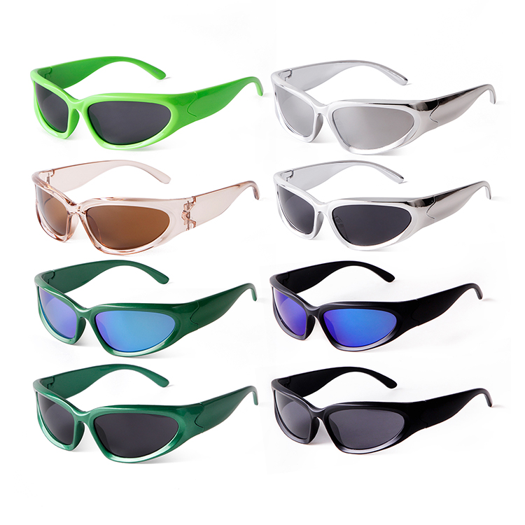 cityboy oldgap グラデーションマフラー テック グランジ y2k Y2K Sunglasses - STY20891G Custom Logo Fashion Sport Eyewear